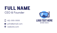 Diving Gear Business Card example 4