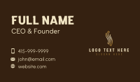 Luxury Business Letter S Business Card