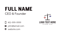 Chemistry Scale  Business Card