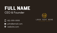 Modern Lion Geometry Business Card