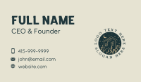 Night Sky Greenhouse Business Card Design