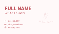 Beautiful Woman Jewelry Business Card