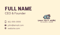 Sleeping Bear Hat Business Card Design