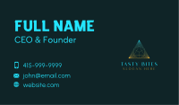 Generic Tech Pyramid Business Card