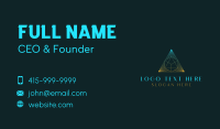 Generic Tech Pyramid Business Card