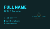 Generic Tech Pyramid Business Card