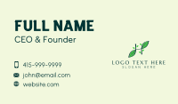 Organic Farming Letter H  Business Card