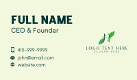 Organic Farming Letter H  Business Card Design