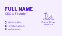 Yoga Exercise  Business Card