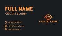 Eye Power Button Business Card Design