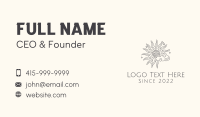 Sun Cloud Yarn Fashion Business Card