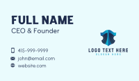 Professional Shield Letter Business Card