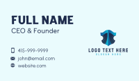 Professional Shield Letter Business Card Design