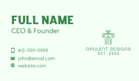 Natural Eco Pillar  Business Card Image Preview