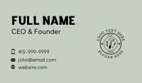 Black Handyman Tool  Business Card Design