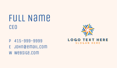 Team Group Support Business Card