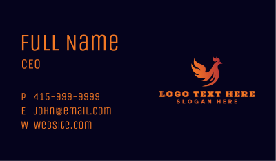 Chicken Barbecue Grill Business Card