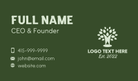 Tree Meditation Human Business Card