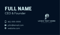 Creative Metallic Startup Business Card