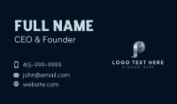 Creative Metallic Startup Business Card Design