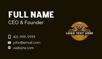 Hammer Roofing Remodeling Business Card Design