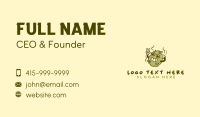 Marijuana Cannabis Bud Business Card