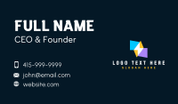 Lightning Spark Technology Business Card Design