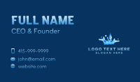 Purified Water Droplet Business Card
