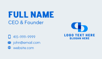 Consultant Company Letter D Business Card Design