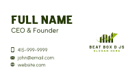 Finance Arrow Graph Business Card