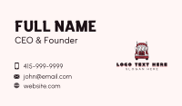 Trailer Truck Logistics Transportation Business Card