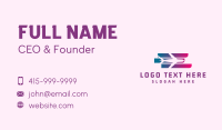 Gradient Airplane Airport Business Card