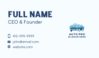Auto Car Wash Cleaning  Business Card Image Preview