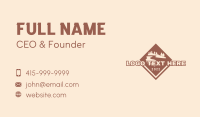 Brown Forest Adventure Business Card Design