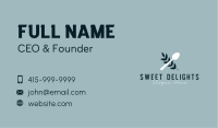 Spoon Diner Kitchen Business Card