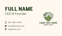 Yard Care Business Card example 3