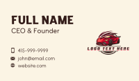 Racing Automotive Car Business Card