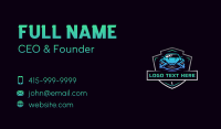 Shield Auto Garage Business Card Design