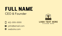 Flower Honey Bee Business Card Design