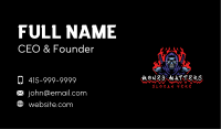 Demon Ninja Gaming Business Card