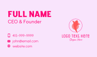 Pink Bud Tulip Business Card