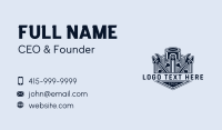 Engine Wrench Piston Business Card