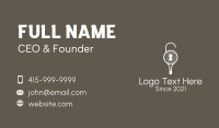 Lock Business Card example 1