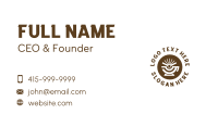 Radiant Cafe Cup Business Card