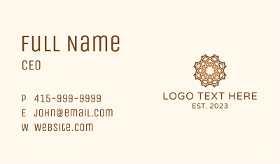 Geometric Creative Agency Business Card