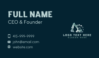 Backhoe Business Card example 3