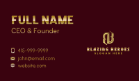 Elegant Boutique Letter B Business Card Image Preview