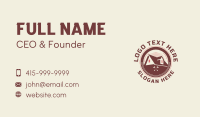 Roof Repair Emblem  Business Card