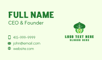 Leaf House Structure  Business Card