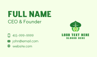 Leaf House Structure  Business Card Design